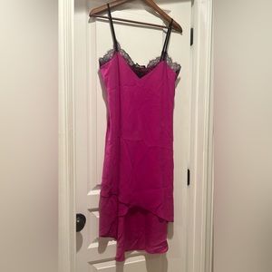 BCBG Astrella Slip Dress in Magenta NWT